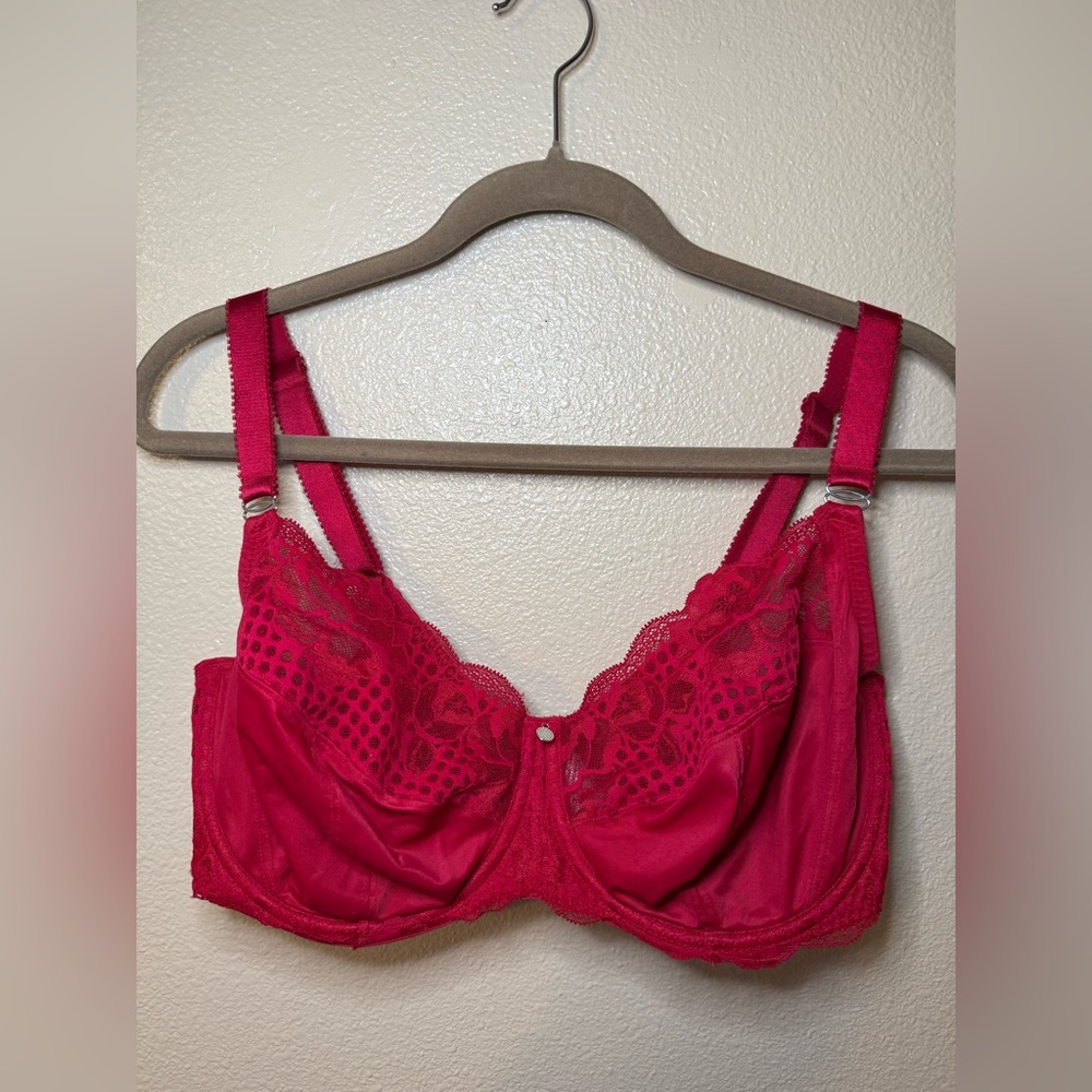 Fantasie Red Lace Bra